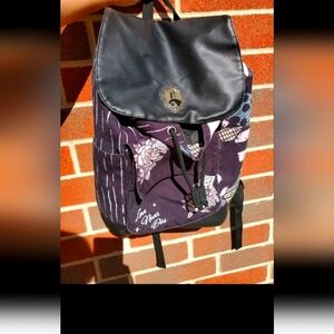 DISNEY The Nightmare Before Christmas Jack & Sally Split Slouch Backpack